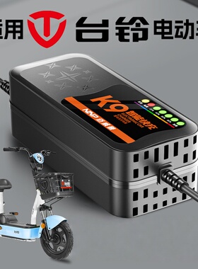 快充适配台铃电动车电瓶充电器48V12AH60V20安72伏35石墨烯新国标