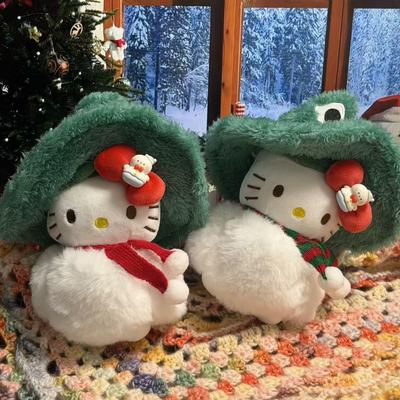 hellokitty包挂件圣诞节娃衣套装可爱毛绒玩偶公仔钥匙扣挂饰礼物