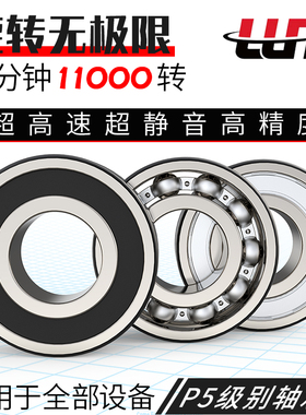 LUT深沟球轴承6238-ZZ 80238 P5级内径190mm外径340mm超高转速