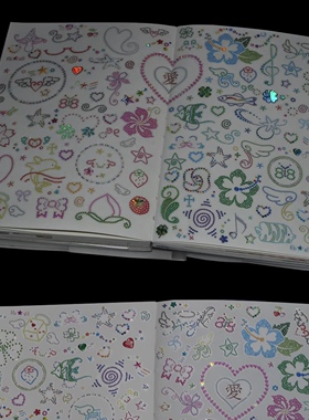 银河信差仿水钻贴纸卷分装Y2K千禧风彩钻贴纸手机壳手帐本diy装饰