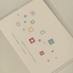 素点缀装 素折星星爆炸星五角星基础deco元 饰 基础元 mochilab分装