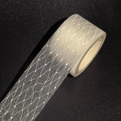 普普通通文创分装捕梦网原创镭射胶带拼贴手帐贴纸拉丝星闪拉条