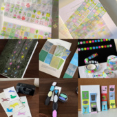 野餐公园分装 ｜盐系治愈春天植物模切贴纸卷基础方块手帐装 饰素材