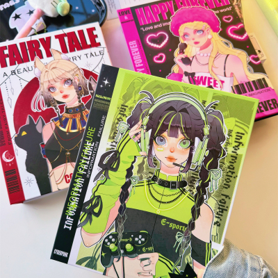 甜酷海莉A5活页收纳小卡卡册