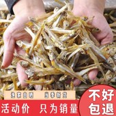 渔民自晒白公干小鱼干干货小公鱼风干小鱼仔咸鱼干 新鲜实惠