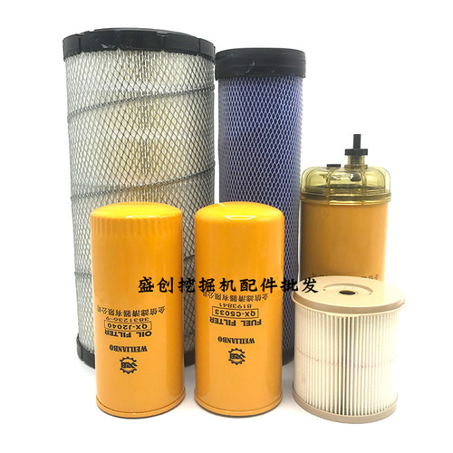 山东临工挖掘机LG6135E 125 150机油滤芯柴油空气油水分离器纸柴