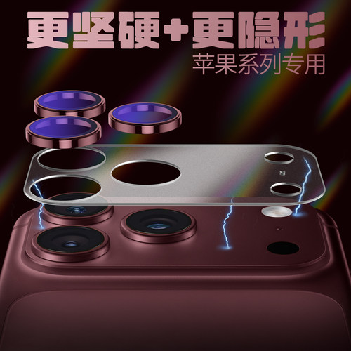 苹果系列镜头金属贴底座防刮贴膜
