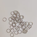 1.2 White K Round Embossed Circle (about 80 Pieces)