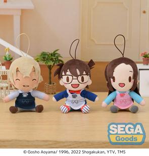 SEGA 世嘉 名侦探柯南 fufu毛绒坐姿玩偶挂件第四弹 现货 正版