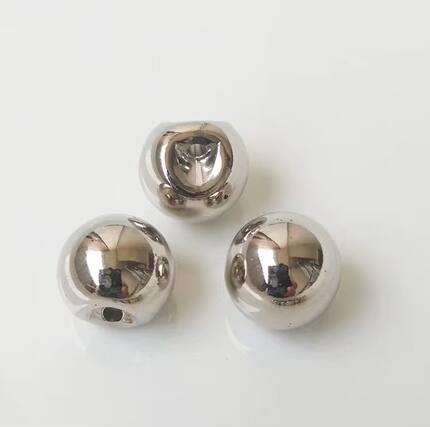 仿金属衬衫珍珠女上衣小纽扣银色圆形diy配件毛衣开衫儿童扣装饰