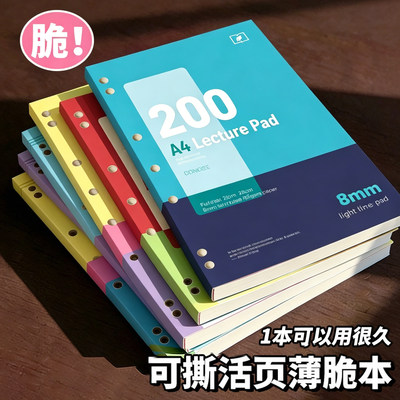 【可平摊】美式薄脆本A4活页本