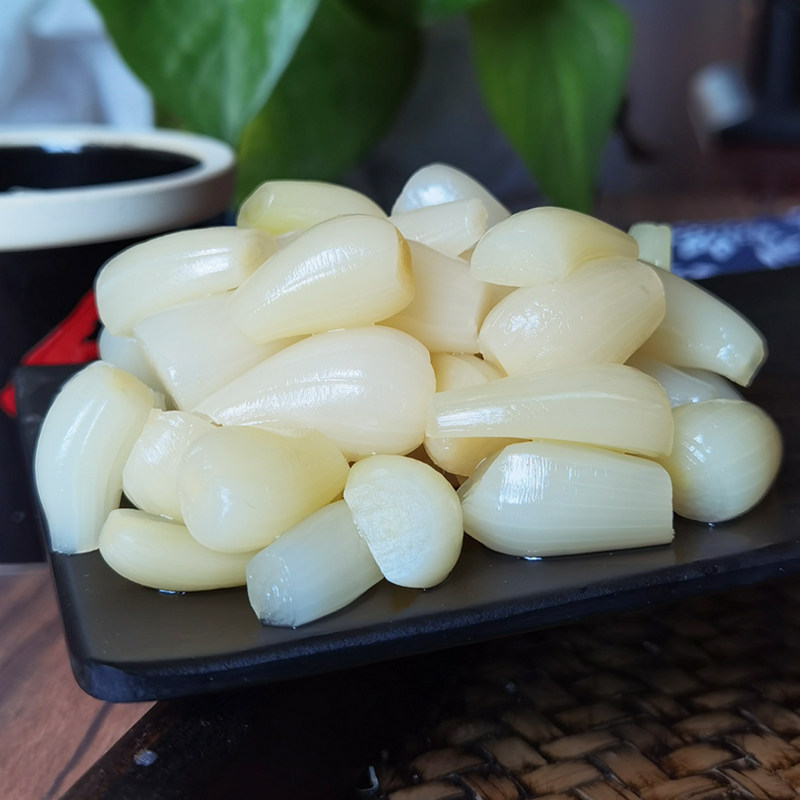 广雅荞头甜酸茭头下酒菜农家腌制脆荞头3200g铁罐装江西特产藠头