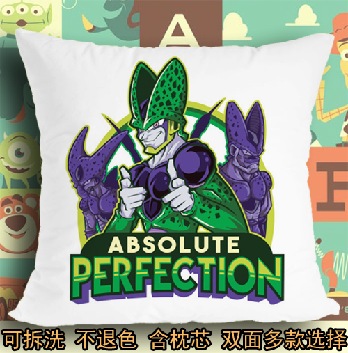 七龙珠沙鲁人造人塞鲁斯路西鲁座垫坐垫软垫抱枕头毛绒靠垫子