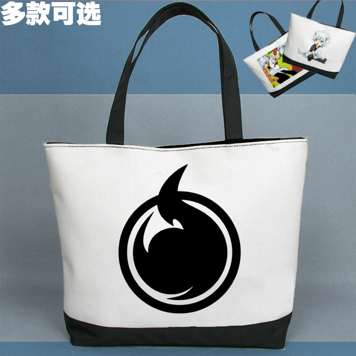 地狱少女二笼三鼎阎魔爱标志地狱通信一目连百搭单肩包拎包帆布包