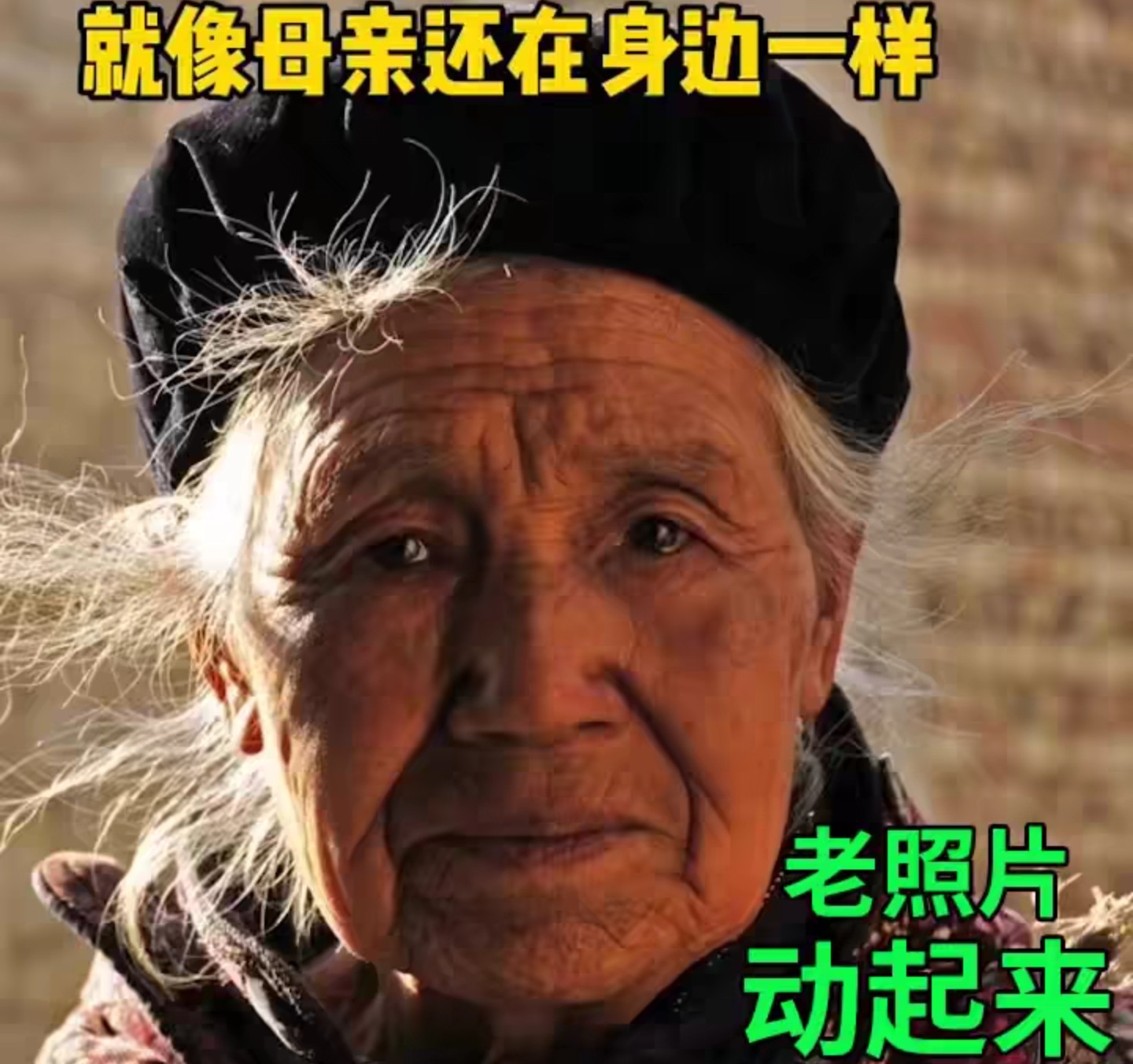 让老照片动起来 旧照片动图复活修复翻新ai会动的老相片动态定制