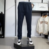 jj男士 长裤 秋冬纯棉卫裤 宽松休闲百搭平口帅气小直筒运动裤