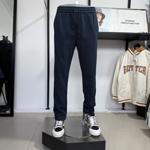 长裤 宽松休闲百搭平口帅气小直筒运动裤 秋冬纯棉卫裤 jj男士