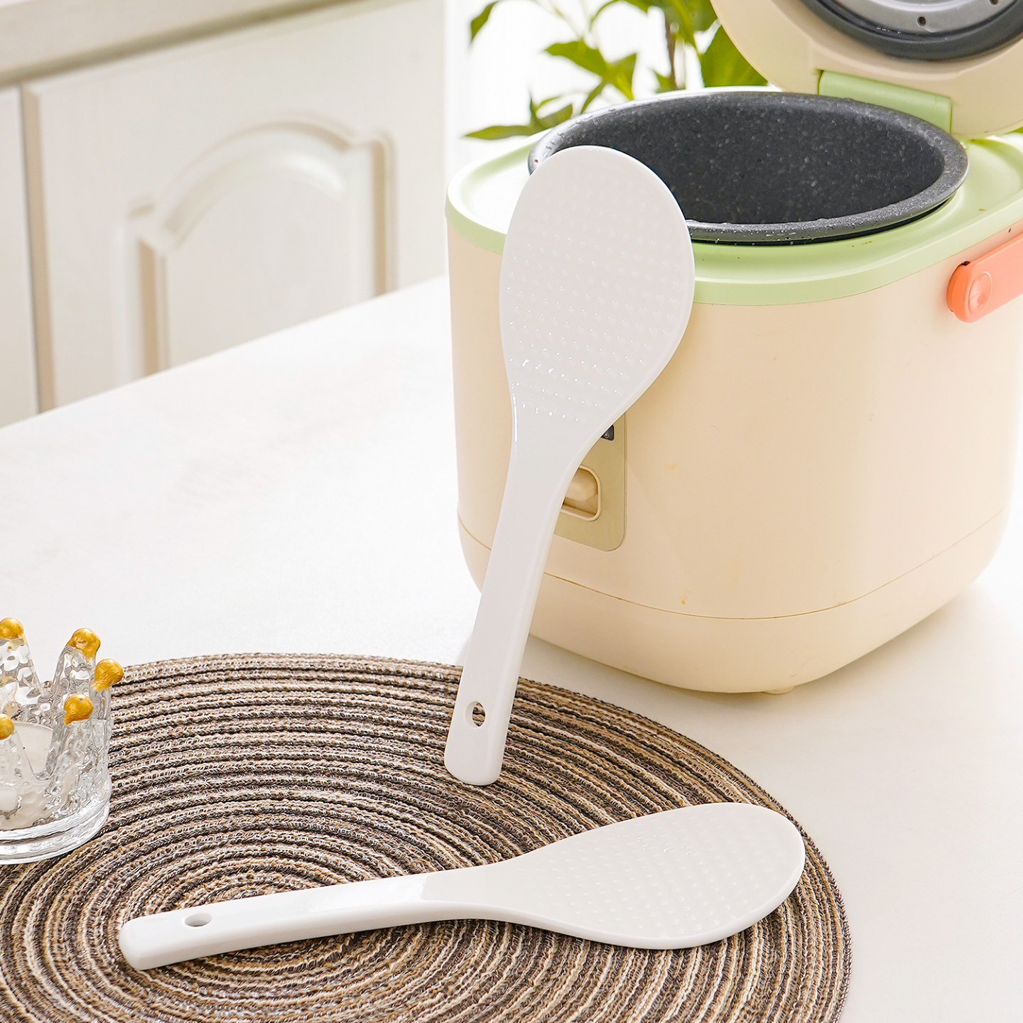 米饭铲陶瓷纯白易清洗安全卫生