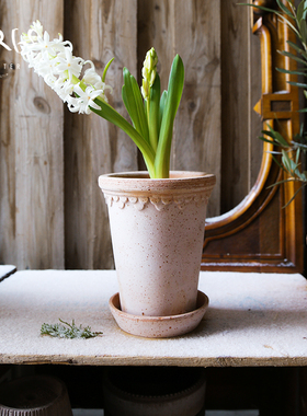 青野园艺家Bergs potter陶土花盆哥本哈根宝格仕手工高级陶盆家用