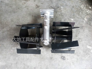 包邮割草机松地锄草头锄草机配件除草轮刀片锄地松土旋耕除草机头