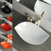 设计师创意陶瓷台上盆洗手盆酒店公寓洗脸盆异形艺术盆面盆洗漱盆