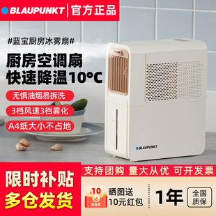 蓝宝厨房冰雾扇专用电风扇小空调冷风机家用防油烟制冷非壁挂水冷