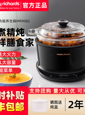 摩飞电炖煲汤锅多功能家用养生锅隔水燕窝炖陶瓷全自动煮粥MR9082