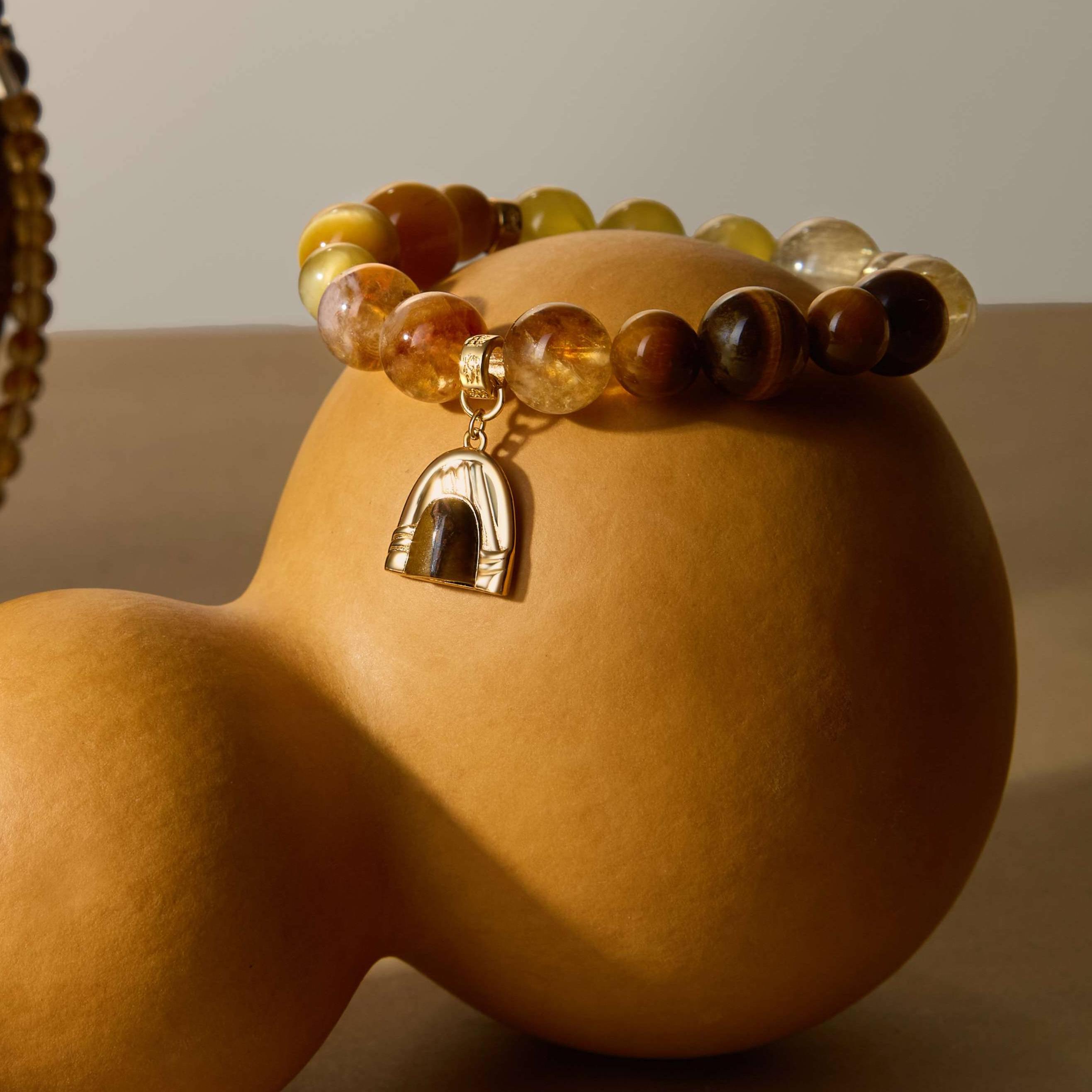 本命天然水晶手链财运喜土缺土