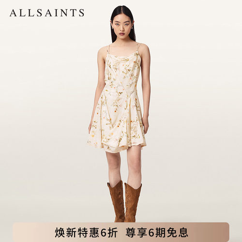 ALLSAINTS女士吊带连衣裙