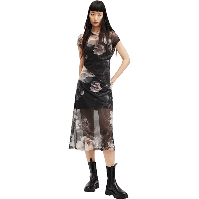ALLSAINTS女士印花连衣裙