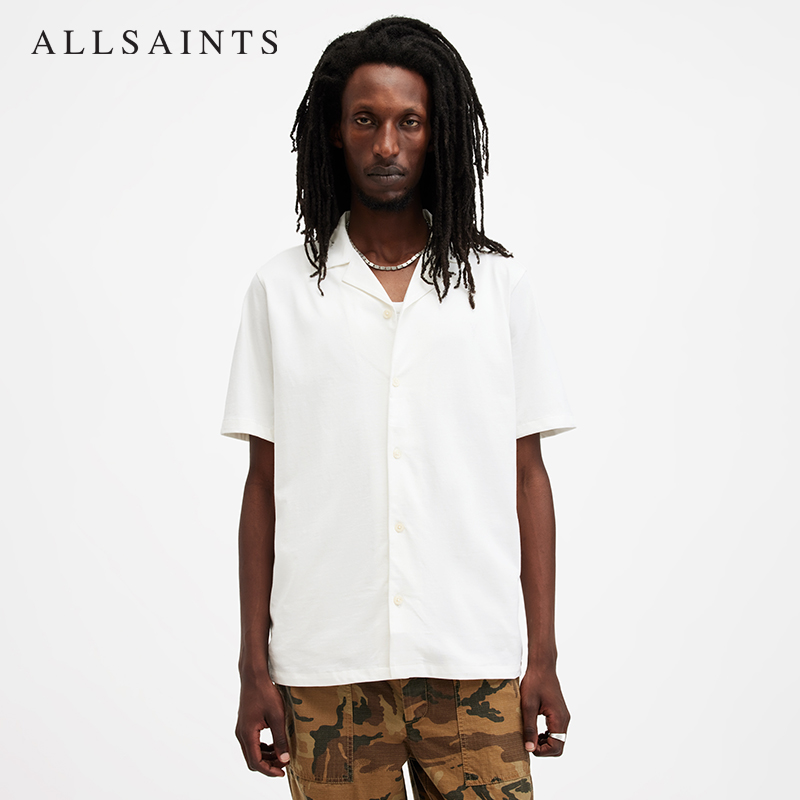 ALLSAINTS男士短袖衬衫