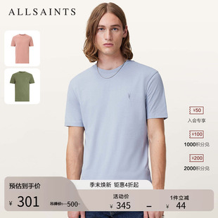 ALLSAINTS男士 T恤柔软休闲上衣2026年春季 男装 M030JB 羊头短袖