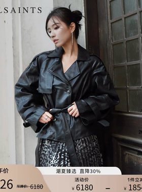 ALLSAINTS女士皮衣外套