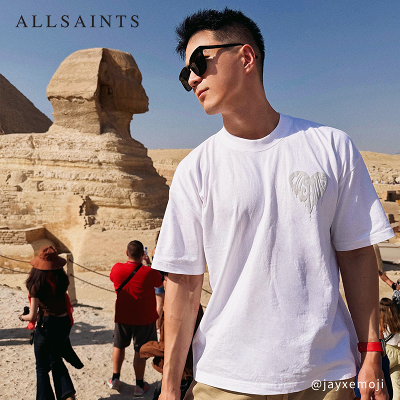 ALLSAINTS男士圆领T恤