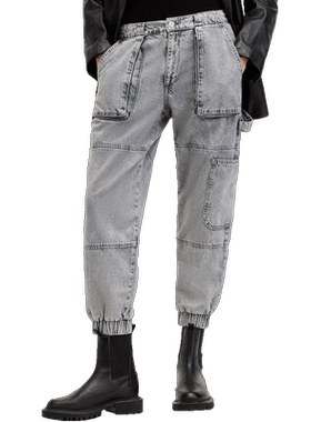allsaints女士牛仔裤工装裤