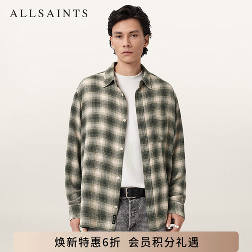 ALLSAINTS男士长袖衬衫