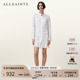 ALLSAINTS女士迷你连衣裙法式 褶饰气质短裙子2025年秋季 W062DC