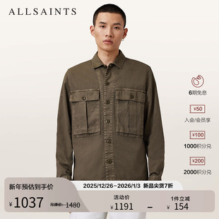 夹克外套军旅风2025秋新款 复古工装 M018SD ALLSAINTS男士 明星同款