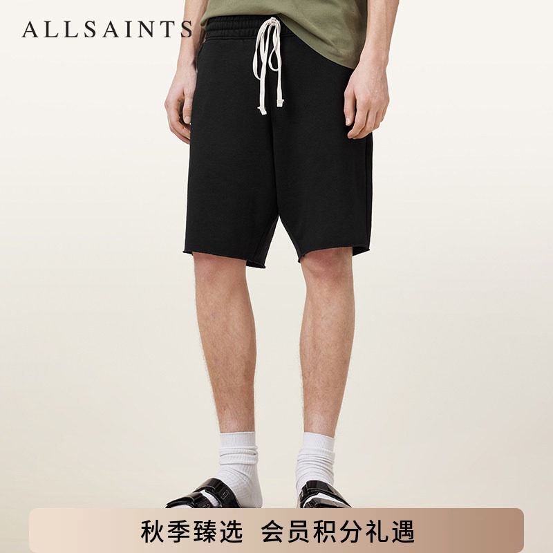 ALLSAINTS男士宽松运动直筒抽绳休闲裤2026年秋季男装M001TC