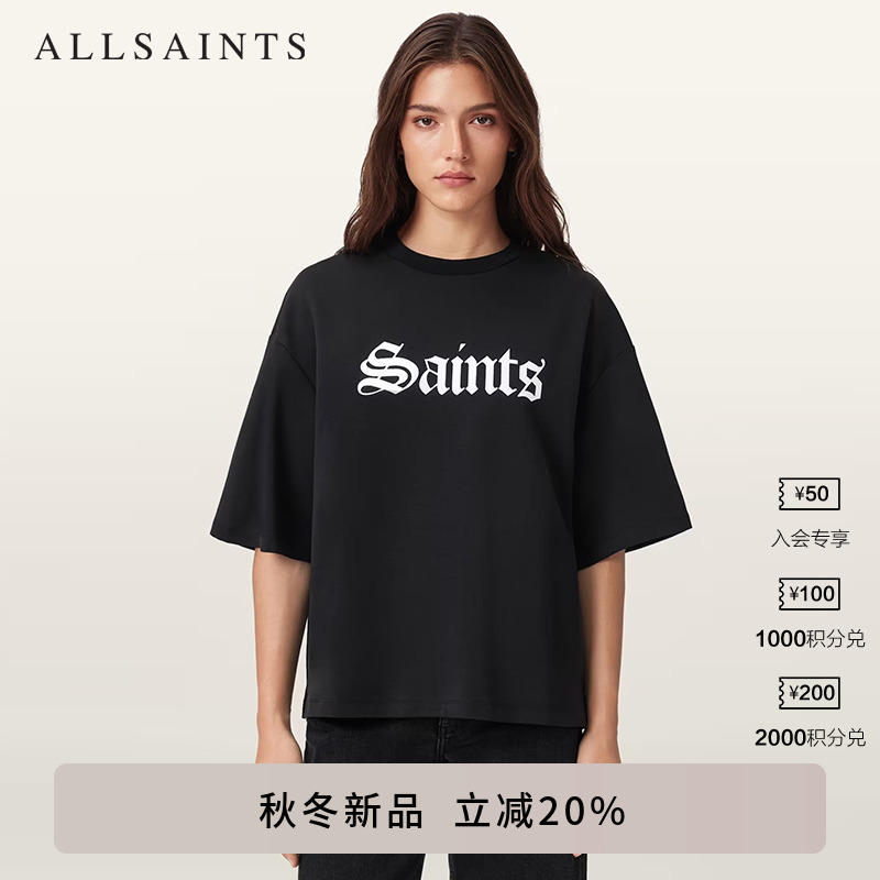 ALLSAINTS女士印花T恤