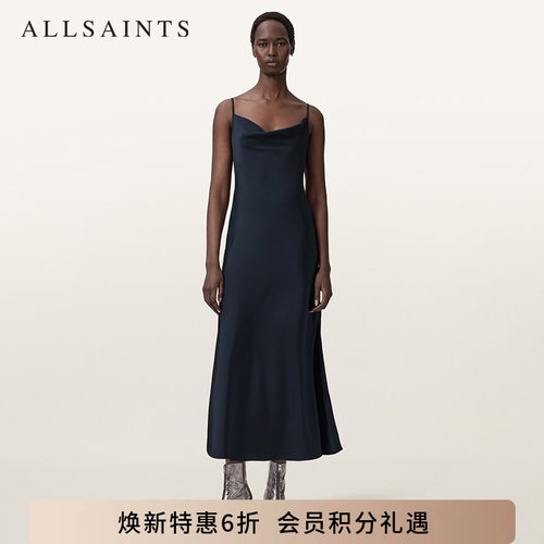 ALLSAINTS女士吊带连衣裙