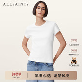 T恤白色百搭打底衫 春季 款 ALLSAINTS女士简约短袖 休闲女装 W194JA