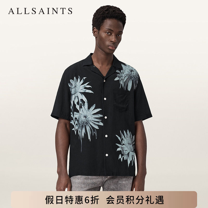 ALLSAINTS男士印花衬衫图片