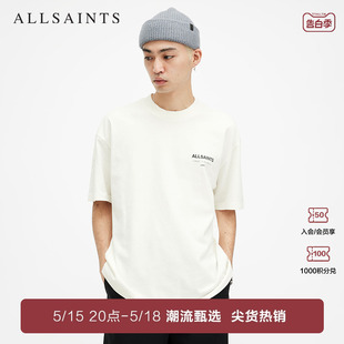 T恤logo印花上衣春季 新款 宽松短袖 ALLSAINTS男士 MG386W