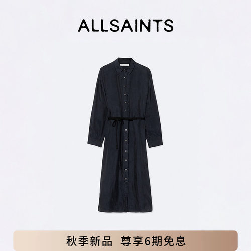 ALLSAINTS女士全开襟连衣裙