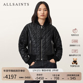 ALLSAINTS女士休闲皮衣Carly飞行员夹克外套2025冬新款 W013LD