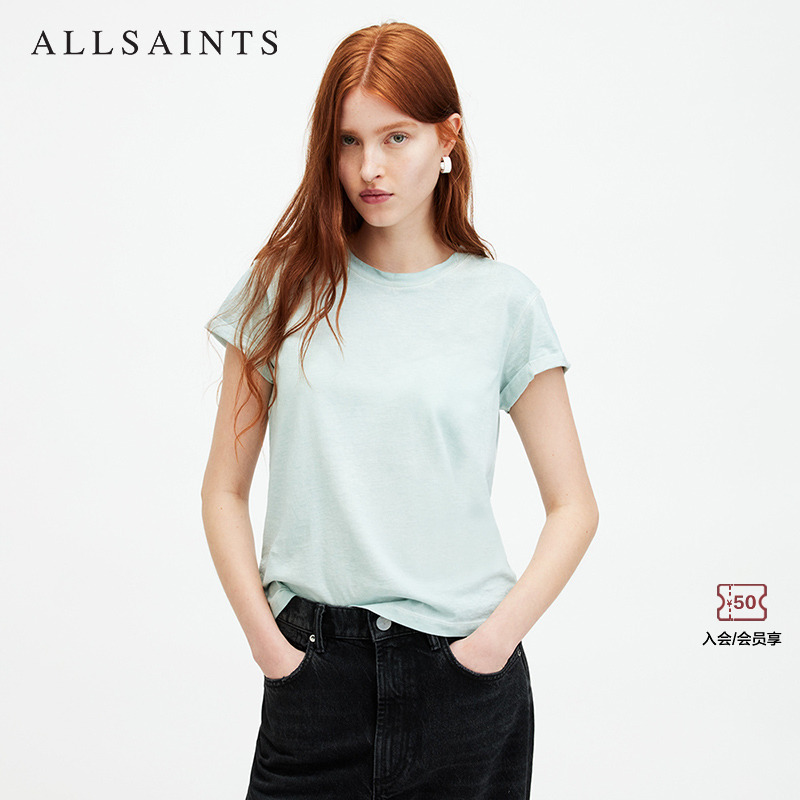 ALLSAINTS女士简约纯色短袖