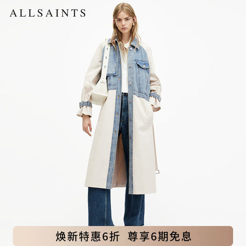 ALLSAINTS女士休闲风衣