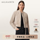 ALLSAINTS女士飞行皮衣夹克ORTEN柔软绒面革外套2026春季 新款