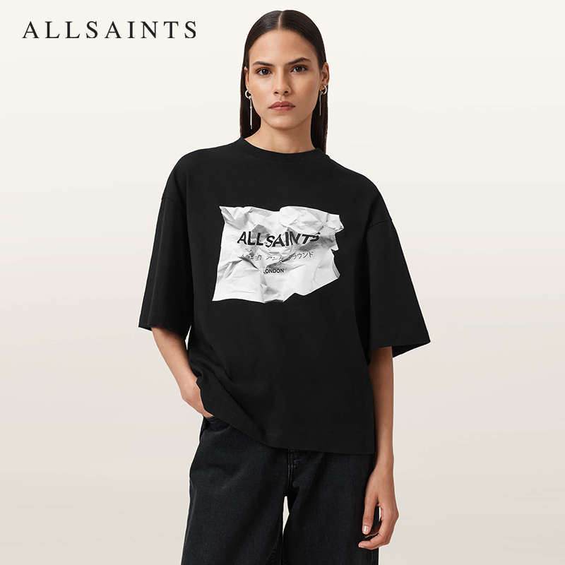 ALLSAINTS女士印花T恤